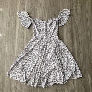 Leith off shoulder dress